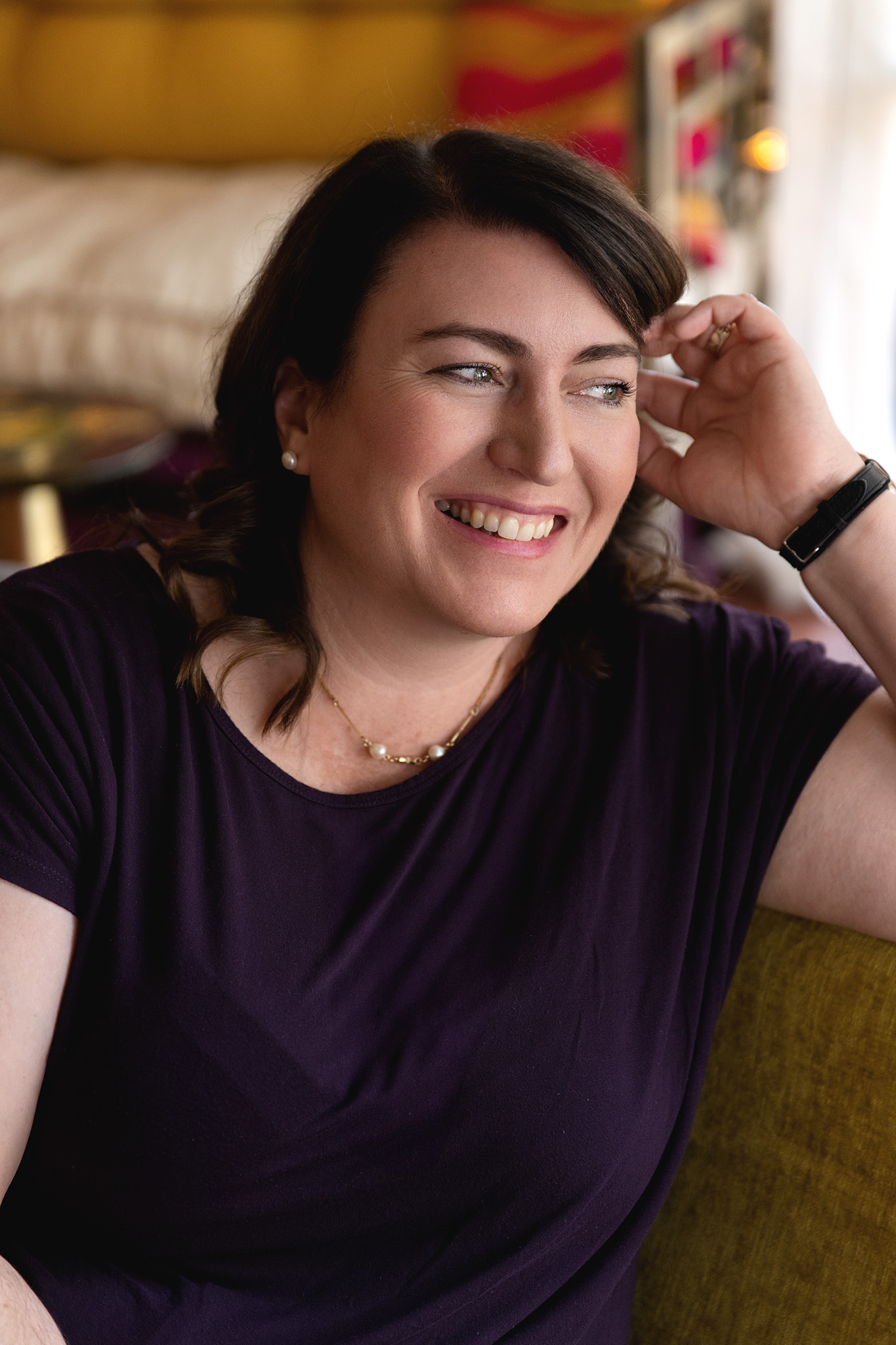 Lisa Brighton smiling